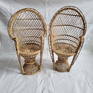 Vintage Mini Peacock Chair